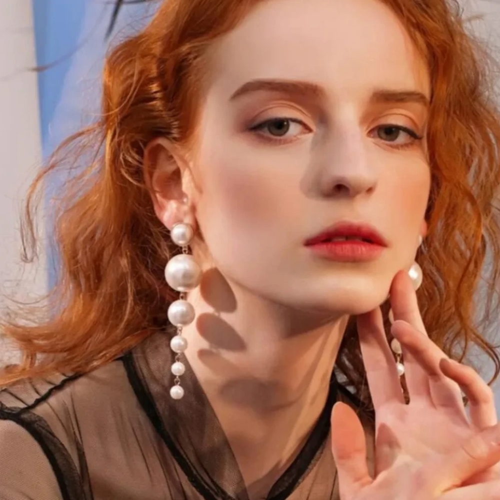 Pearl Dangle Earrings